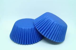 Papírové košíčky na muffiny - tmavě modré 48 ks