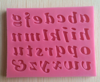 Silikonová forma mini abeceda