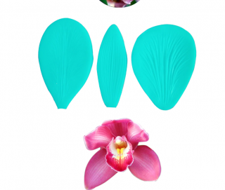 Silikonová forma - okvětní plátky orchidej