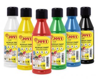 Aktylové barvy JOVI DECOR - 6 x 250 ml