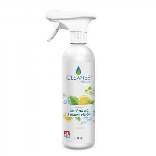 CLEANEE EKO čistič WC s aktivní pěnou 500 ml / s vůní citronu