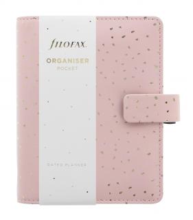 Diář Filofax Confetti kapesní / Rose Quartz