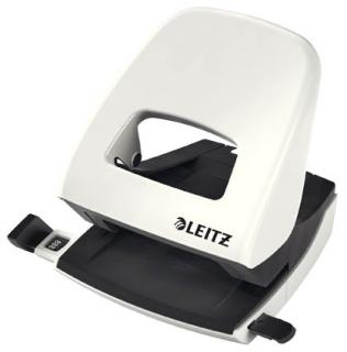 Kancelářský děrovač Leitz 5008 - perleťově bílá