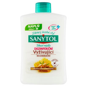 Mýdlo dezinfekční Sanytol - náplň vyživující / 500 ml