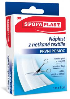 Náplasti 3M SPOFAPLAST - 8 cm x 1 m / bílá