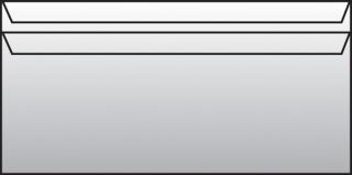 Obálky DL recyklované samolepicí - 1000 ks