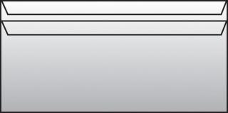 Obálky DL samolepicí - bez okénka / 50 ks
