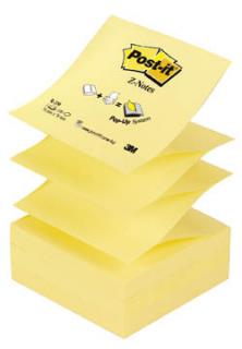 Samolepicí bločky Post-it - Z bločky - žlutá / 100 lístků