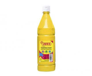 Tekuté temperové barvy JOVI v lahvi - 1000 ml / žlutá