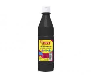 Tekuté temperové barvy JOVI v lahvi - 500 ml / černá