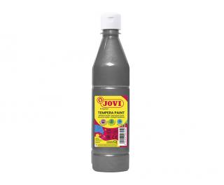 Tekuté temperové barvy JOVI v lahvi - 500 ml / stříbrná