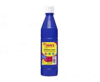 Tekuté temperové barvy JOVI v lahvi - 500 ml / tm.modrá