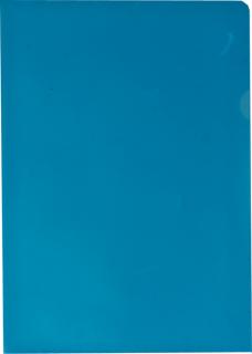 Zakládací obal A4 barevný - tvar L / modrá / 100 ks