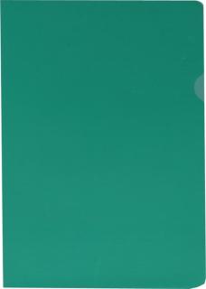 Zakládací obal A4 barevný - tvar L / zelená / 100 ks