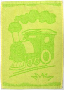 Dětský ručník Train green 30x50 cm