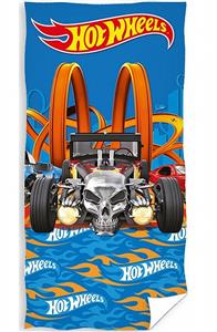 Osuška Hot Wheels Nekonečná smyčka 70x140 cm