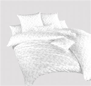 Povlak na polštář damašek Rokoko bílé 40x40 cm