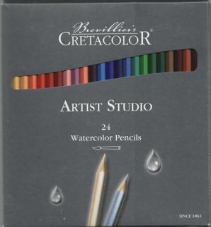 Akvarelové pastelky 24ks Artist studio