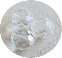 Broušené korálky krystal, 10mm