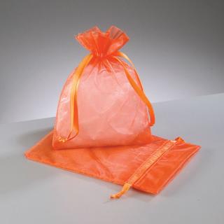 Dárkové pytlíčky oranžové, 12,5x17 cm