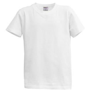 Dětské tričko krátký rukáv S - bílé (7-8 let)