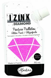 Diamantová barva IZINK výrazně růžová