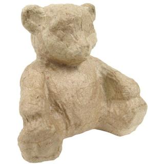 Kartonový předmět sedící medvěd