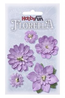 Papírové květy FLORELLA - fialová