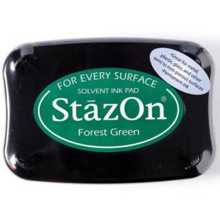 Razítkovací polštářek StazOn lesní zelený