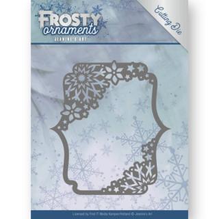 Šablona Frosty Ornament obdélník rámeček