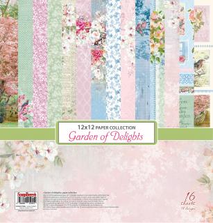 Sada papírů Garden of Delights 30x30cm