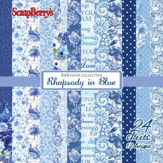 Sada papírů Rhapsody in Blue 15x15cm