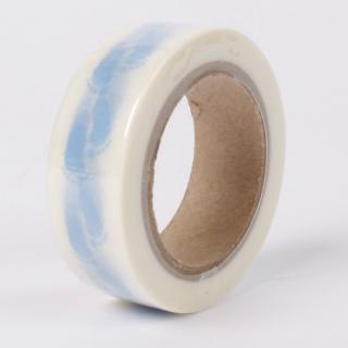 Samolepicí washi páska Bíla s modrými chodidly