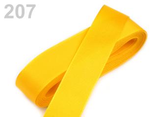 stuha taftová 25 mm kanárkově žlutá