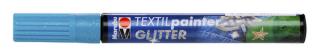 TEXTIL PAINTER GLITTER - petrol