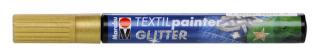 TEXTIL PAINTER GLITTER - zlatý