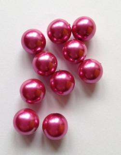 Voskové perle 10 mm růžové