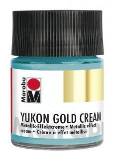 YUKON GOLD CREAM metalický tyrkysový