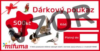 Dárkový poukaz 500kč