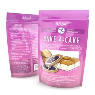 Bezlepková směs Bake A Cake 750g, Adveni