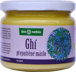 Ghí přepuštěné máslo BIO 330ml (240g), Bionebio