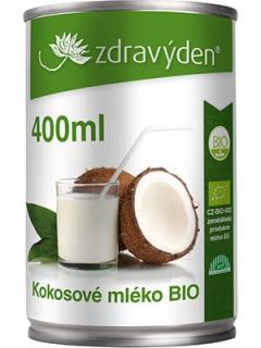 Kokosové mléko BIO 400ml, Zdravý den