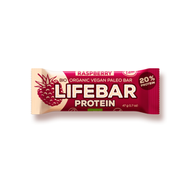 Lifebar protein malina BIO RAW 47g, Lifefood