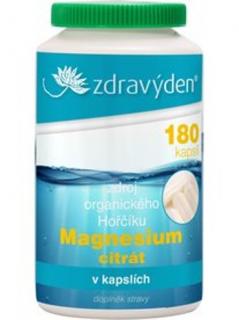 Magnesium citrát 180kapslí - 96g, Zdravý den
