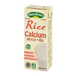 Mléko rýžové s kalciem NATURGREEN, BIO, 1l