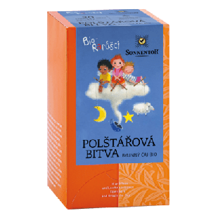 Raráškův čaj Polštářová bitva (přebal) BIO 20g, Sonnentor