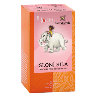 Raráškův čaj Sloní síla (přebal) BIO 40g, Sonnentor