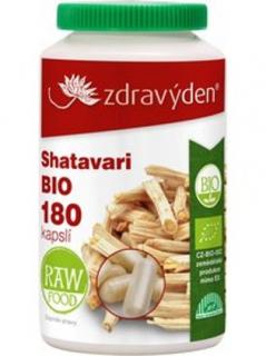 Shatavari BIO 180 kapslí (77g), Zdravý den