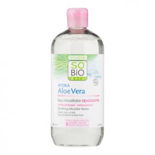 Voda micelární zklidňující Aloe vera BIO 500ml, SO´BIO