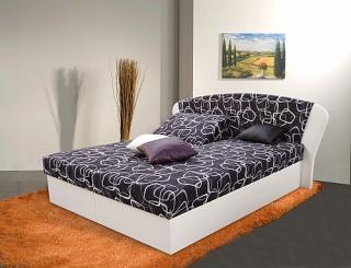 Čalouněná manželská postel KAROLÍNA 7 170x200 cm vč. roštu, matrace a ÚP sant or/bert.or